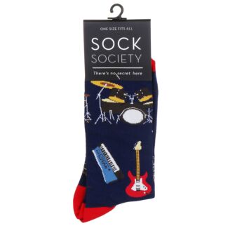 Navy Rock & Roll Socks
