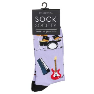 Purple Rock & Roll Socks