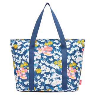 Floral Print Picnic Tote Bag