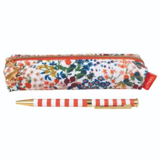 Floral Print Pen & Pouch Set