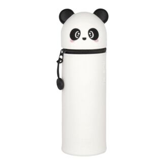 Kawaii Panda 2-In-1 Silicone Pencil Case