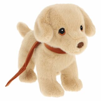 Keeleco Puppy Love Labrador On Lead 23cm Soft Toy