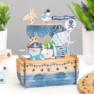 Pirate Boat 3D Pop Up Card