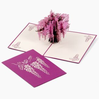 Kirigami ‘Wisteria’ 3D Pop-up Card