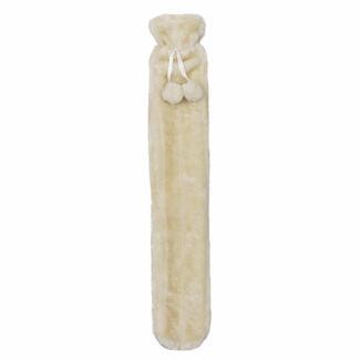 Cozy Long Cream Hot Water Bottle