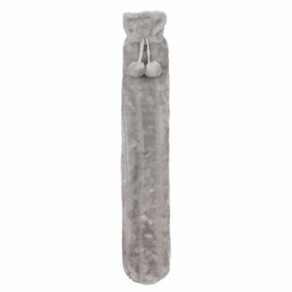 Cozy Long Grey Hot Water Bottle