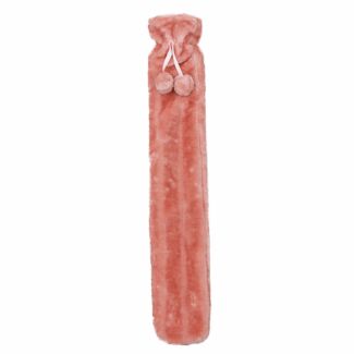 Cozy Long Pink Hot Water Bottle