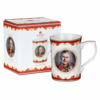 His Majesty King Charles III Tall Boxed Mug