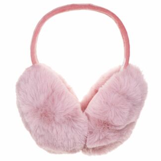 Cozy Pink Fluffy Foldable Ear Muffs