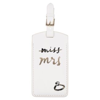 Bridal Luggage Tag Miss to Mrs