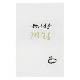Bridal Paper-Covered Journal Miss to Mrs