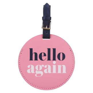 Hello Again Luggage Tag