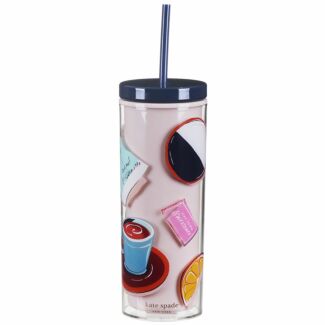 Rise And Shine Acrylic Tumbler With Straw