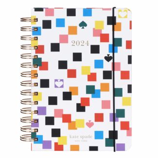 Scattered Checks 12 Month 2024 Medium Diary