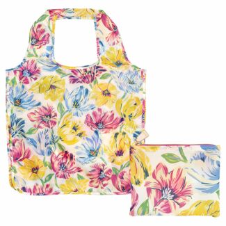 Painted Tulips Reusable Shopper Tote