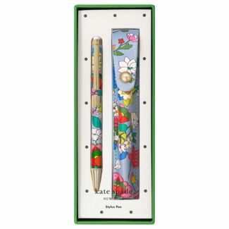 Flower Bed Stylus Pen & Pouch