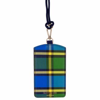Grand Plaid Duo ID Holder And Lanyard