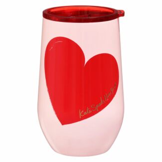 Sweet Hearts Stainless Steel Wine Tumbler