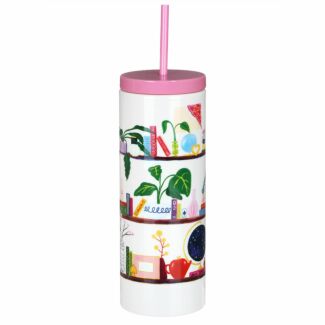 Charmed Library Acrylic Tumbler With Straw