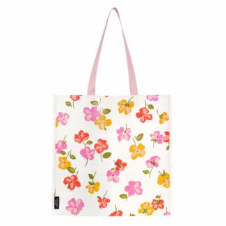 Spring Pansies Grocery Tote