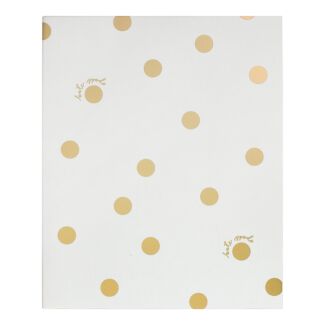 Gold Dot with Script Concealed Spiral Notebook