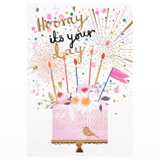 ‘Cake And Candles’ Birthday Card