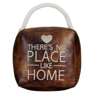‘There’s No Place Like Home’ Faux Leather Doorstop