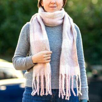 Cozy Fawn Narrow Winter Scarf
