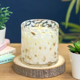 Fresh Linen Glass Candle