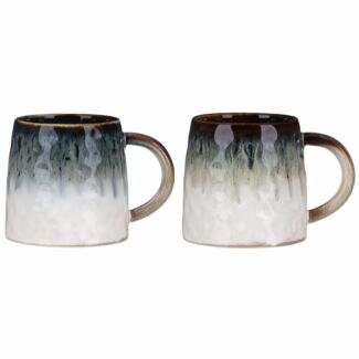 Ombre Reactive Glaze Set of 2 Mugs