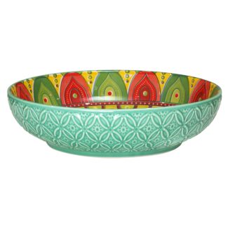 Tuscany Teal 22cm Large Ceramic Bowl