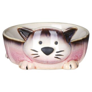 Faithful Friends Cat Bowl