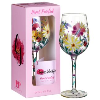 Cottage Garden Wine Glass