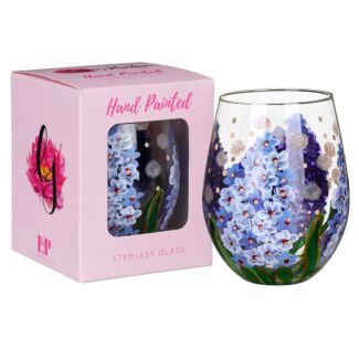 Delphiniums Stemless Glass