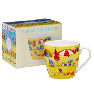 Fun At The Beach 'Sun Umbrellas’ Breakfast Mugs