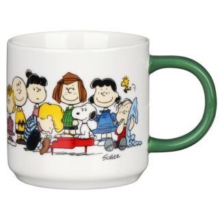 Peanuts Gang & House Boxed Mug