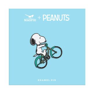 Peanuts Cycle Snoopy Pin Badge