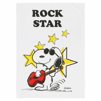 Peanuts Rock Star Snoopy Tea Towel