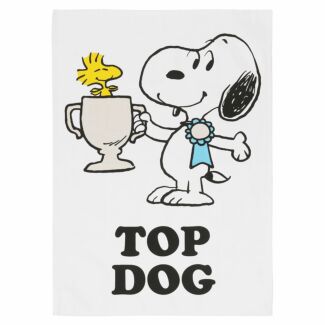 Peanuts Top Dog Snoopy Tea Towel