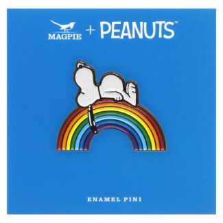 Peanuts Rainbow Snoopy Pin Badge