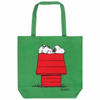 Peanuts Allergic to Mornings Snoopy Canvas Tote Bag