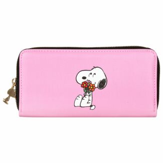Peanuts Love Is In Bloom Pink Large Purse