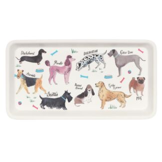 Debonair Dogs Bamboo Tray