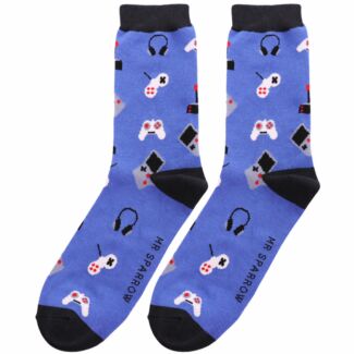 Royal Blue Gaming Men’s Bamboo Socks