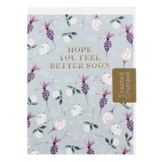 Lavender & Butterflies ‘Feel Better Soon’ Mini Card