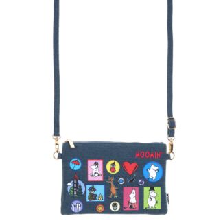 Moomin Denim Cross Body Bag