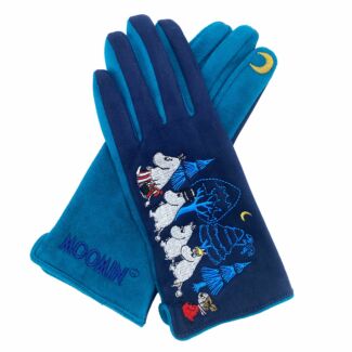 Moomin Blue Forest Gloves