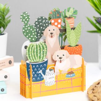 Dogs Greetings 3D Pop Up Card