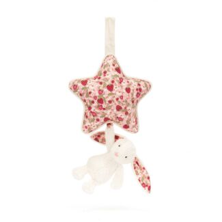 Blossom Cream Bunny ‘Berry’ Musical Pull
