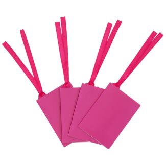 Plain Hot Pink Gift Tags